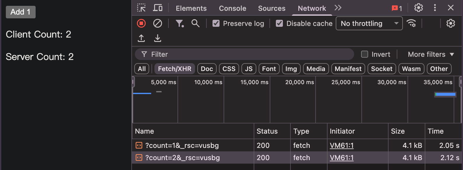 fetch rsc