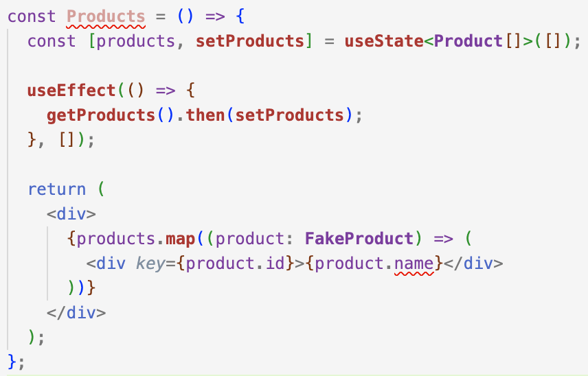 TS fake type error